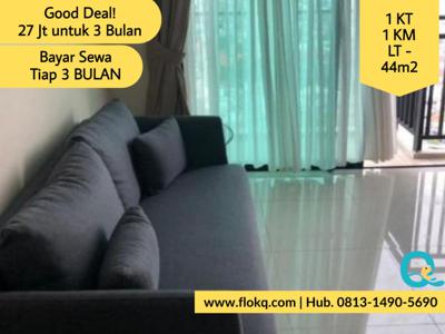 Nine Residence 1 BR | Sewa Apartemen di Pancoran Jakarta Selatan