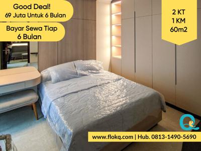 Permata Hijau Suites 2BR | Sewa Apartemen di Kebayoran Lama Jakarta