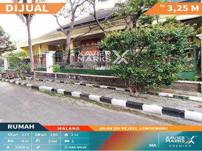 Rumah Dijual di Jalan Sri Rejeki, Lowokwaru, Malang