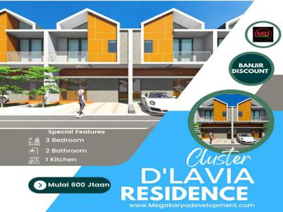Rumah Mewah 2 LT Harga 1 LT D'Lavia Residence