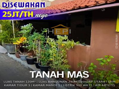 rumah sewa tanah mas