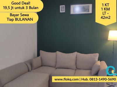 Taman Rasuna 1BR | Sewa Apartemen di Setiabudi Jakarta Selatan