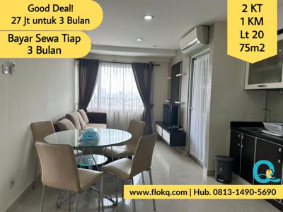 Taman Rasuna 2BR | Sewa Apartemen di Setiabudi Jakarta Selatan