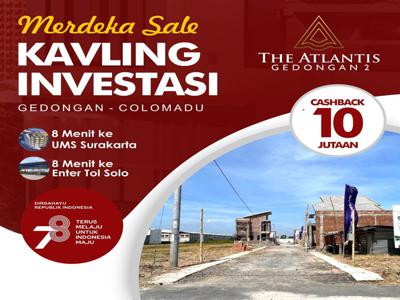 (TANAH DIJUAL SISA 5 UNIT) COLOMADU BELAKANG ALANA HOTEL SOLO HM