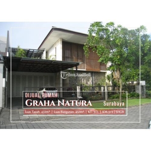 Dijual Rumah Bagus Elegan HGB di Graha Natura - Surabaya