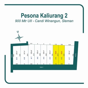 700 Meter Kampus UII Tanah Area Kos Eksklusif SHM Candiwinangun Sleman