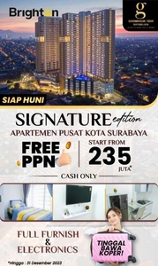 APARTEMEN UNIT BARU FULL FURNISH GUNAWANGSA TIDAR SURABAYA