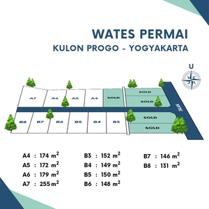 Buy 1 Free 1, Dekat Kota Wates, Tanah Dijual Jogja