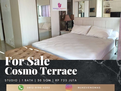 Dijual Apartement Cosmo Terrace Type Studio Lantai Tinggi Furnished