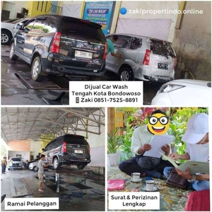 Dijual Cepat! Car Wash (Cucian Mobil) di Tengah Kota Bondowoso