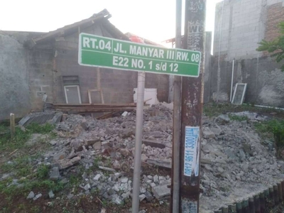 Dijual cepat tanah seluas 88 M2 di Perumahan Puri Cileungsi