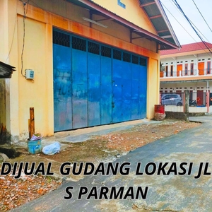 Dijual Gudang Cocok Untuk Usaha Lokasi KM 7 JL S Parman