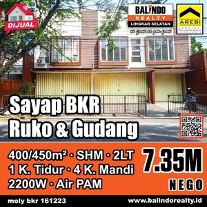 Dijual Ruko Cocok Untuk Kantor Dan Usaha Di Sayap BKR