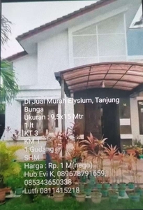 Dijual rumah di Cluster Elysium Tanjung Bunga Makassar