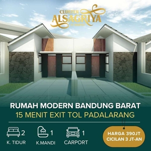 Dijual Rumah Modern Minimalis Dekat Gerbang Tol Padalarang