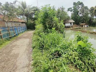 Dijual Tanah Luas Sukabumi ada 9 Kolam Ikan Sumber Air Lancar SHM