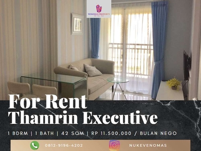 Disewakan Apartemen Thamrin Executive 1BR Full Furnished Middle Floor