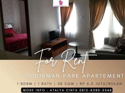 Disewakan Apartement Sudirman Park Low Floor 1BR Furnished View City