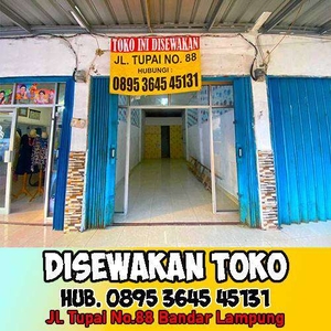 Disewakan Toko Bandar Lampung Kedaton