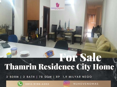 For Sale Apartement Thamrin Residences City Home 2BR Low Floor