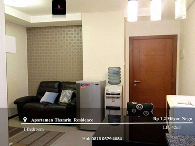Jual Apartement Thamrin Residence Middle Floor 1BR Furnished East View