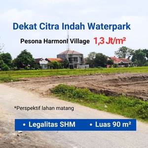 Murah Mulai 1 Jt-an Tanah Dekat Citra Indah Waterpark. Free SHM