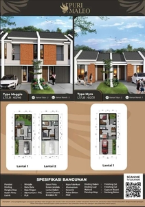 NEW CLUSTER MALEO !!! RUMAH MURAH IMPIAN KELUARGA