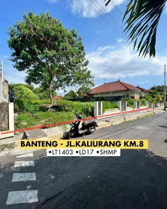 Pekarangan Strategis Banteng Jl.Kaliurang Km.8 Dekat PLN, UGM