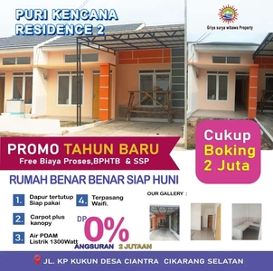 Promo Akhir Tahun Puri Kencana Residence