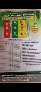 Promo Kavling Murah Siap Bangun SHM Ready di Jatirejo Gunungpati