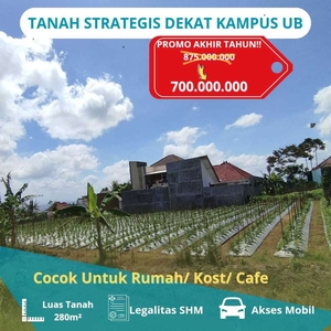 Promo Tanah Kavling Graha Dewata Dekat Kampus UB