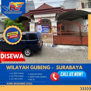 RUMAH ADA PERABOT DEKAT UNAIR DAN GUBENG SURABAYA