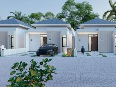 Rumah cluster tanah luas