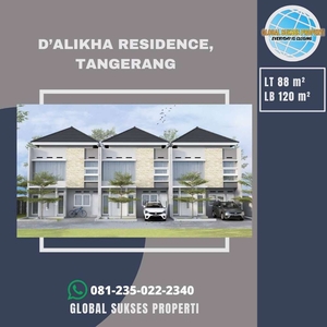 Rumah D’Alikha Residence Bersih Bebas Banjir Strategis Di Tangerang