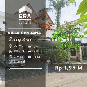 Rumah Dijual Pondok Ranji Villa Cendana Dekat Stasiun Ciputat