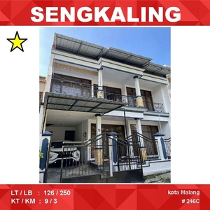 Rumah Kost 9 Kamar Luas 126 di Bukit Sengkaling UMM Malang _ 246C