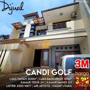 RUmah mewah luas graha candi golf jalan lebar