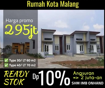 Rumah Minimalis Kota Malang Siap Huni