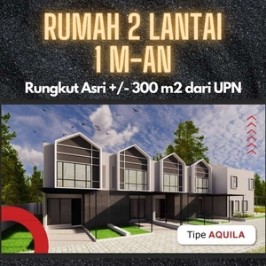 Rumah Rungkut Asri 2Lt Murrah Dkt Kampus UPN MERR Pandugo Medokan Asri