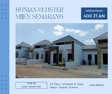 Rumah shm type 55 mijen Semarang