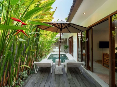 SECLUDED OASIS IN PERERENAN: TRANQUIL 1-BEDROOM VILLA WITH POOL