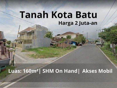 Tanah Murah 400 Jutaan, Siap Bangun Vila, Kota Batu