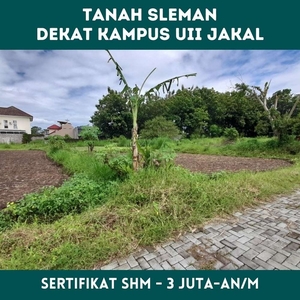 Tanah Pandanaran Yogyakarta Dekat Al-Azhar Cairo Sertifikat SHM