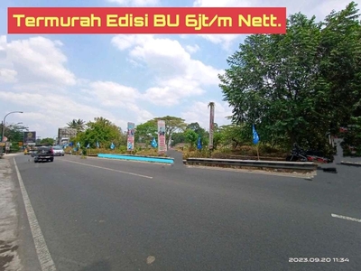 Tanah Strategis dkt Kampus UII Tepi Jalan raya Kaliurang Yogyakarta
