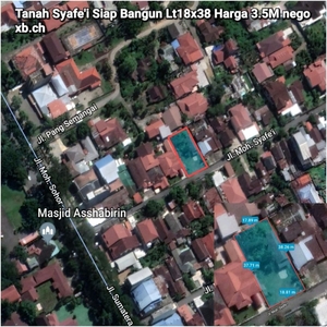 Tanah Syafei Siap Bangun rumah mewah butuh jual cepat