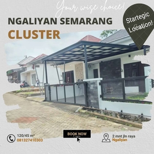 Tinggal 1 unit saja cluster ngaliyan Semarang