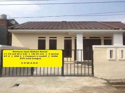 Rumah Baru Strategis Harga Terjangkau!! Bintara Jaya Bekasi Barat