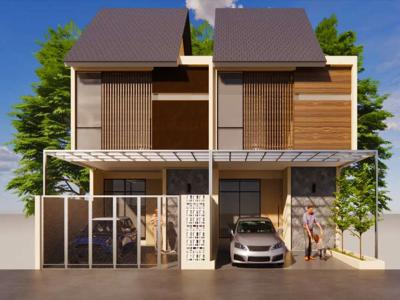 Rumah baru modern minimalis di kopo permai