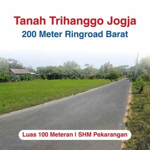 200 Meter Ringroad Barat Dijual Tanah Trihanggo Sleman