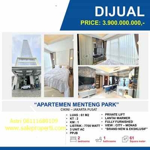 Apartemen Menteng Park Tower Emerald 2br 61m Full Interior Premium